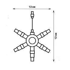 Соединитель для гирлянд Uniel UTC-F90 Y6 WHITE UL-00013231 2