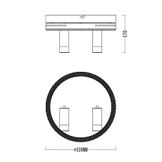 Потолочный светодиодный светильник Escada 20044SMA/03LED WH 1