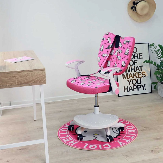 Детское кресло AksHome Catty фуксия с котятами, ткань 84764 изображение 17 Детское кресло AksHome Catty фуксия с котятами, ткань 84764 Фото № 17