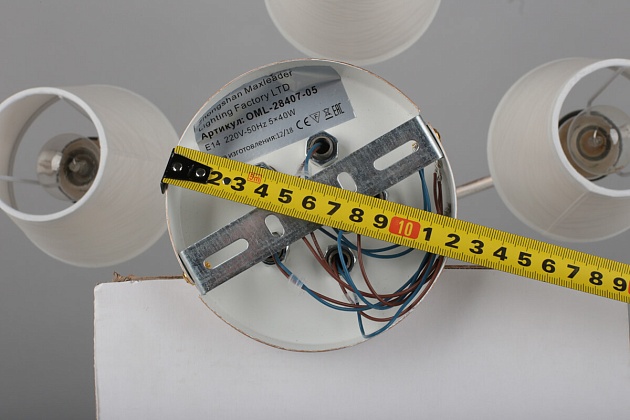 Потолочная люстра Omnilux Ugento OML-28407-05 изображение 4 Потолочная люстра Omnilux Ugento OML-28407-05 Фото № 4