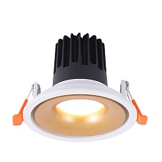 Встраиваемый светодиодный светильник Crystal Lux CLT 005C98 WH-GO 4000K 2