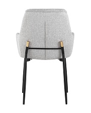 Кресло Stool Group Саманта рогожка светло-серый 129068 BEL-40 3