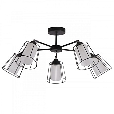 Потолочная люстра IMEX MD.24380-5-S BK+CH