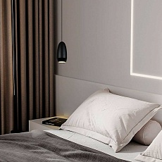 Подвесной светильник LED4U L8756-1 BK 1