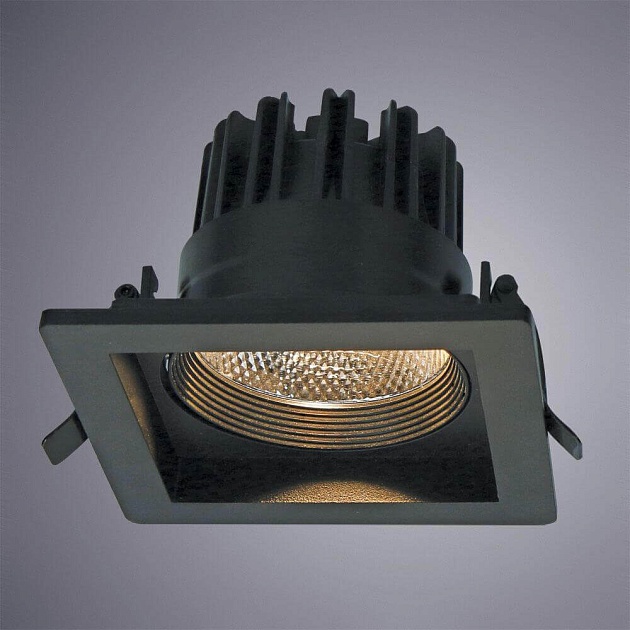 Встраиваемый светодиодный светильник Arte Lamp Privato A7018PL-1BK фото 2