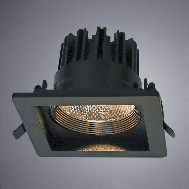 Встраиваемый светодиодный светильник Arte Lamp Privato A7018PL-1BK изображение 2 Встраиваемый светодиодный светильник Arte Lamp Privato A7018PL-1BK Фото № 2