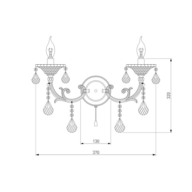 Бра Bogates 278/2 Strotskis изображение 2 Бра Bogates 278/2 Strotskis Фото № 2