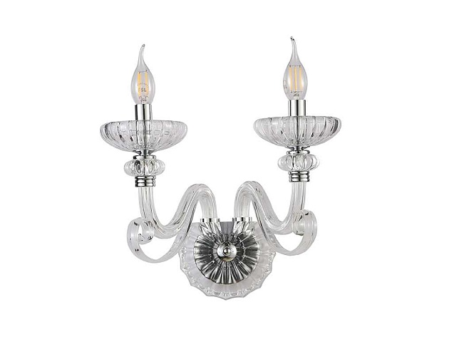 Бра Newport 8622/A chrome clear М0071531 изображение 1 Бра Newport 8622/A chrome clear М0071531 Фото № 1