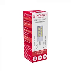 Лампа светодиодная Thomson G4 4W 4000K прозрачная TH-B4205 3