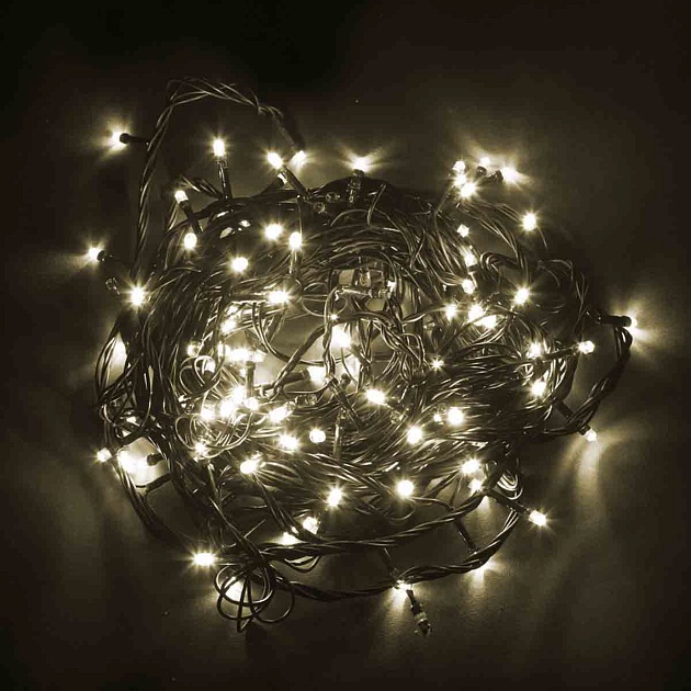 Светодиодная гирлянда Feron Линейная 230V 3300K теплый белый с мерцанием CL06 26779 Фото № 1