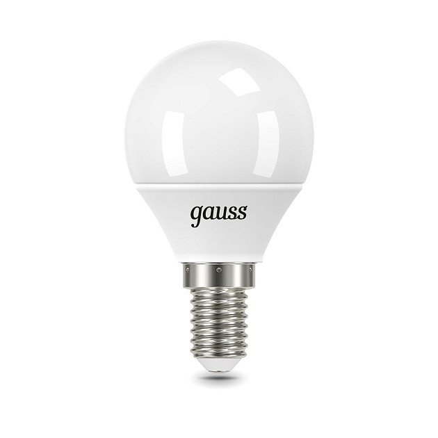 Лампа светодиодная Gauss E14 9.5W 6500K матовая 105101310 фото 4