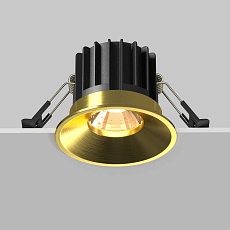 Встраиваемый светодиодный светильник Maytoni Round DL058-12W3K-BS 5