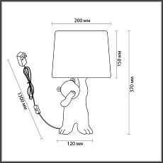 Настольная лампа Lumion Moderni Bear 5662/1T 1