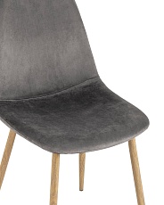 Кухонный стул Stool Group Валенсия велюр серый DC-93025H HLR-24 3