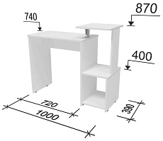 Компьютерный стол Woodville Джаз-30 440396 1
