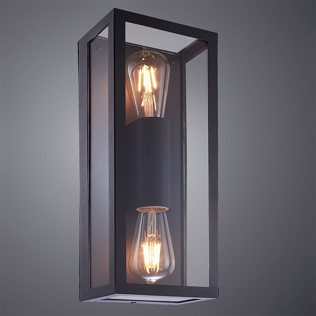 Уличный настенный светильник Arte Lamp Belfast A4569AL-2BK фото 2