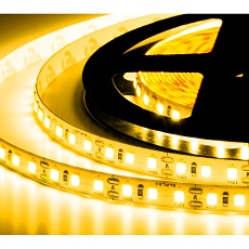 Лента светодиодная герметичная ELF GERMES, 600SMD (2835), 12В, IP65, 5м, желтый ELF-600SMD2835-GERMES-Y