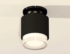 Комплект накладного светильника Ambrella light Techno Spot XS7511065 SBK/PBK/FR черный песок/черный полированный/белый матовый (N7926, C7511, N7160) 1