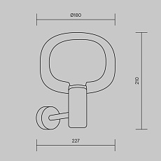 Бра Maytoni Vision MOD411WL-01G 1
