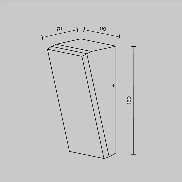 Уличный настенный светодиодный светильник Maytoni Brick O436WL-L10GF3K1 изображение 2 Уличный настенный светодиодный светильник Maytoni Brick O436WL-L10GF3K1 Фото № 2