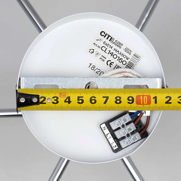 Потолочная люстра Citilux Бертон CL140160 изображение 3 Потолочная люстра Citilux Бертон CL140160 Фото № 3