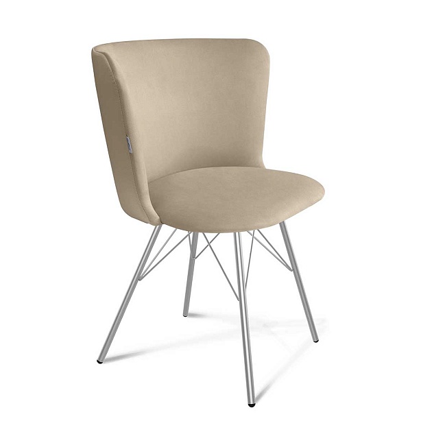 Кухонный стул Sheffilton SHT-ST36/S37 ванильный крем/хром лак 2323904602 изображение 1 Кухонный стул Sheffilton SHT-ST36/S37 ванильный крем/хром лак 2323904602 Фото № 1