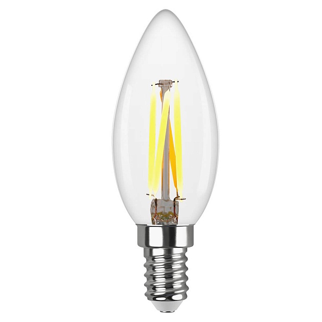 Лампа светодиодная филаментная REV С37 E14 7W 2700K DECO Premium теплый свет свеча 32486 7 фото 2