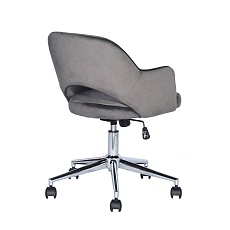 Офисное кресло Stool Group Кларк велюр серый CLARKSON GREY CHROME 4