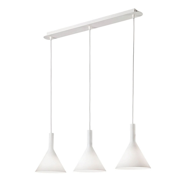 Подвесной светильник Ideal Lux Cocktail SP3 Bianco 074245 изображение 1 Подвесной светильник Ideal Lux Cocktail SP3 Bianco 074245 Фото № 1