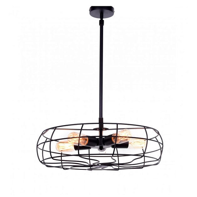 Подвесная люстра Lumina Deco Nino LDP 8008 BK фото 