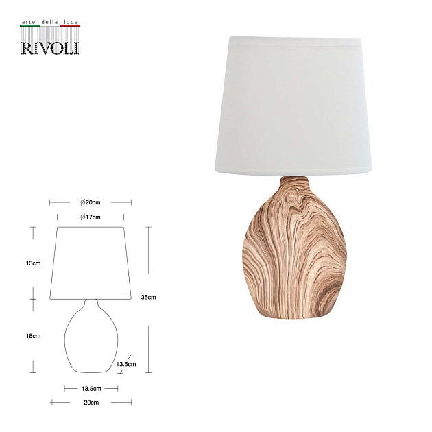 Настольная лампа Rivoli Chimera 7072-503 Б0057275 фото 4