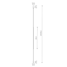 Подвесной светильник Nowodvorski Vertic Led Black 10857 1