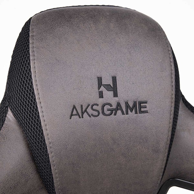 Игровое кресло AksHome Royal серо-коричневый, велюр 85992 фото 5