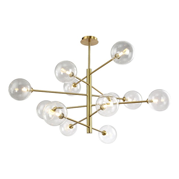 Подвесная люстра Crystal Lux Marzo SP12 Bronze/Transparente Фото № 1