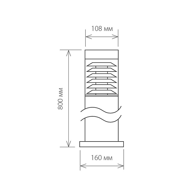 Уличный светильник Elektrostandard 1507 Techno серый a035094 изображение 2 Уличный светильник Elektrostandard 1507 Techno серый a035094 Фото № 2
