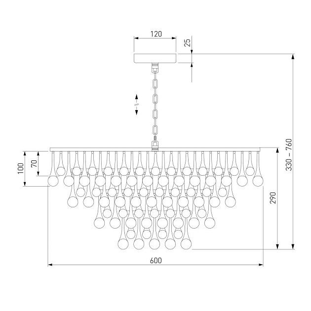 Подвесная люстра Bogates Gutta 476/8 a068863 изображение 4 Подвесная люстра Bogates Gutta 476/8 a068863 Фото № 4
