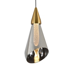 Подвесной светодиодный светильник Indigo Riflesso 11049/1P Gold V000108L 2