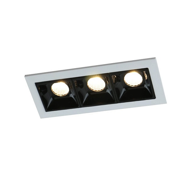 Встраиваемый светодиодный светильник Arte Lamp Grill A3153PL-3BK Фото № 1