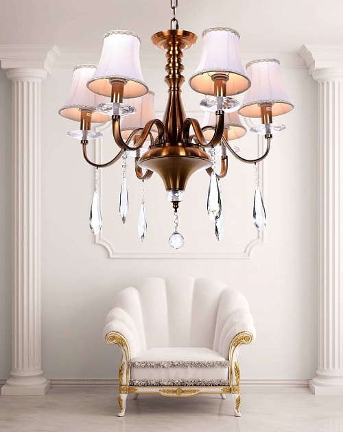 Подвесная люстра Lumina Deco Rifossa LDP 9012-6 Фото № 3