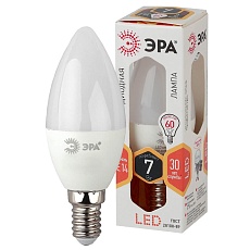 Лампа светодиодная ЭРА E14 7W 2700K матовая LED B35-7W-827-E14 Б0020538 3