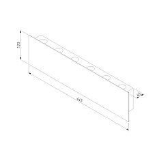 Настенный светодиодный светильник Elektrostandard Angle 40139/1 Led белый a055777 1