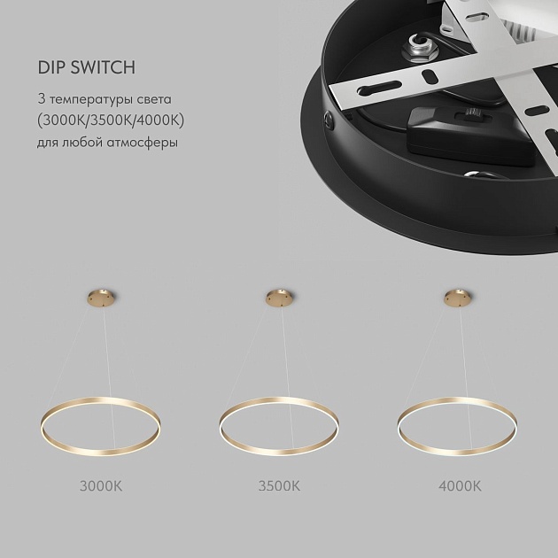 Подвесной светодиодный светильник Denkirs Raydia DK6273-SG изображение 3 Подвесной светодиодный светильник Denkirs Raydia DK6273-SG Фото № 3