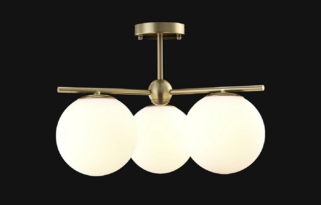 Подвесная люстра Crystal Lux FELIZ SP-PL3 BRONZE/WHITE Фото № 4