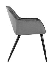 Кресло Stool Group Кристи NEW велюр серый DC-1507 HLR-21 2
