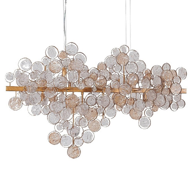 Подвесной светильник Crystal Lux Deseo SP12 L1000 Gold Фото № 2
