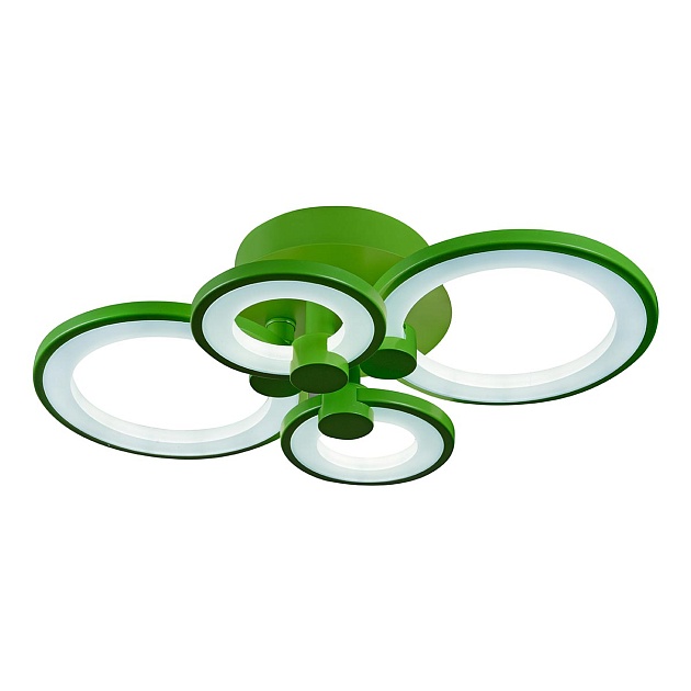 Потолочная светодиодная люстра iLedex Ring A001/4 Green Фото № 1