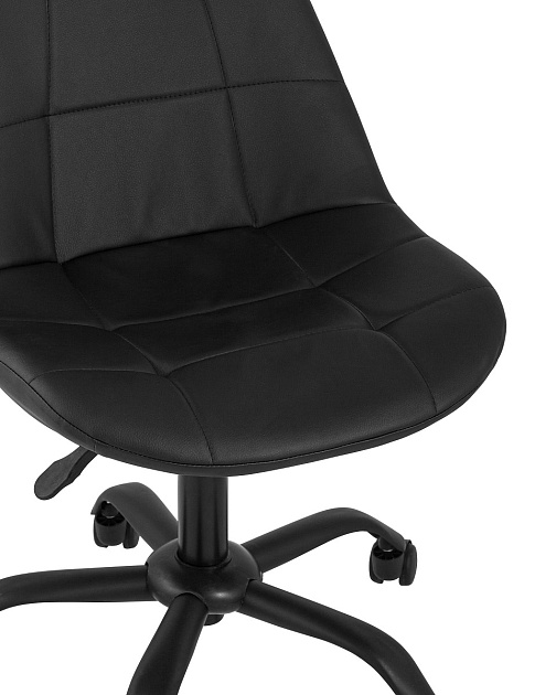 Поворотное кресло Stool Group Гирос NEW экокожа черный HIGOS PU BLACK фото 5