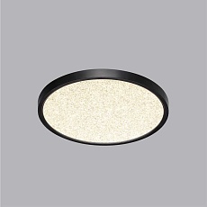 Настенно-потолочный светодиодный светильник Sonex Mitra Omega Black 7662/24L 1