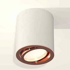 Комплект накладного светильника Ambrella light Techno Spot XS7421004 SWH/PPG белый песок/золото розовое полированное (C7421, N7005) 2