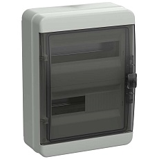 TEKFOR Корпус пластиковый КМПн-24 IP65 черная прозрачная дверь IEK TF5-KP72-N-24-65-K03-K02